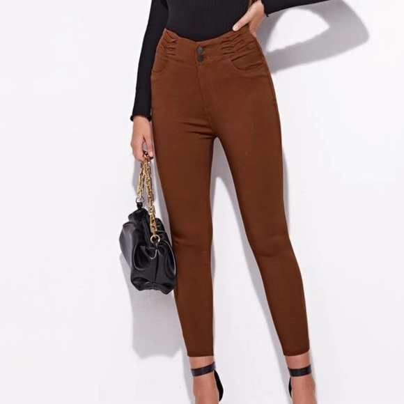 SIZE XL NEVER WORN High Waist High Stretch Skinny Jeggings - Picture 1 of 7